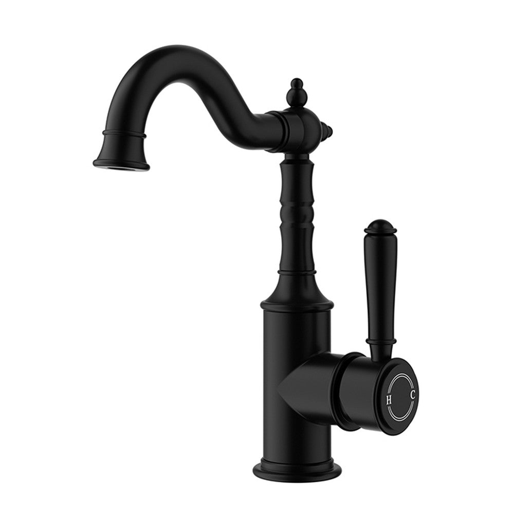 Clasico Basin Mixer Matt Black Matt Black