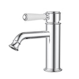 Clasico Basin Mixer Chrome / Ceramic Handle Chrome