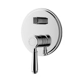 Clasico Wall Mixer Diverter Trim Kit Chrome Chrome