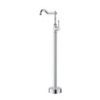 Clasico Bath Mixer Freestanding Chrome  / Ceramic Handle Chrome