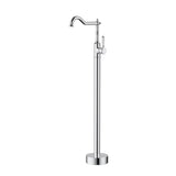 Clasico Bath Mixer Freestanding Chrome  / Ceramic Handle Chrome