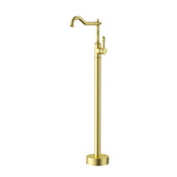 Clasico Bath Mixer Freestanding Brushed Gold Brushed Gold