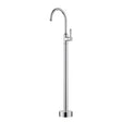 Clasico free standing gooseneck bath mixer Chrome