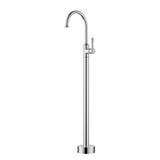 Clasico free standing gooseneck bath mixer Chrome