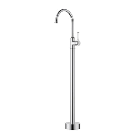 Clasico free standing gooseneck bath mixer Chrome