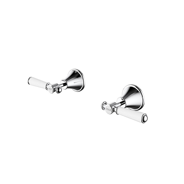 Clasico Wall Top Assemblies Ceramic Hahdle Lead Free Chrome