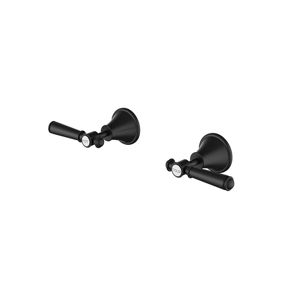 Clasico Wall Top Assemblies In Matt Black Lead Free Matt Black