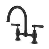 Clasico  Bridge Kitchen set in Matt Black Matt Black