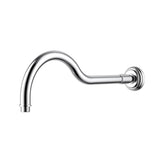 Clasico Shower Arm Horizontal  Chrome 400mm Chrome