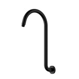 Clasico Gooseneck  Shower Arm  Matt Black Matt Black