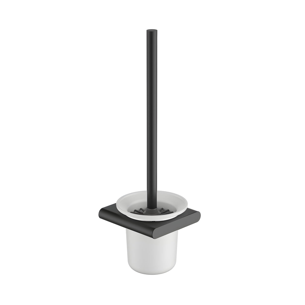 Cora Toliet Brush Set Matt Black Matt Black
