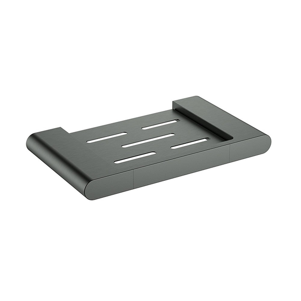 Cora Soap Dish Metal Gunmetal Gun Metal