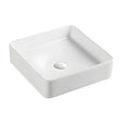 Eden Above Counter White 360mm Chrome