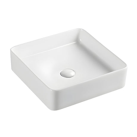 Eden Above Counter White 360mm Chrome