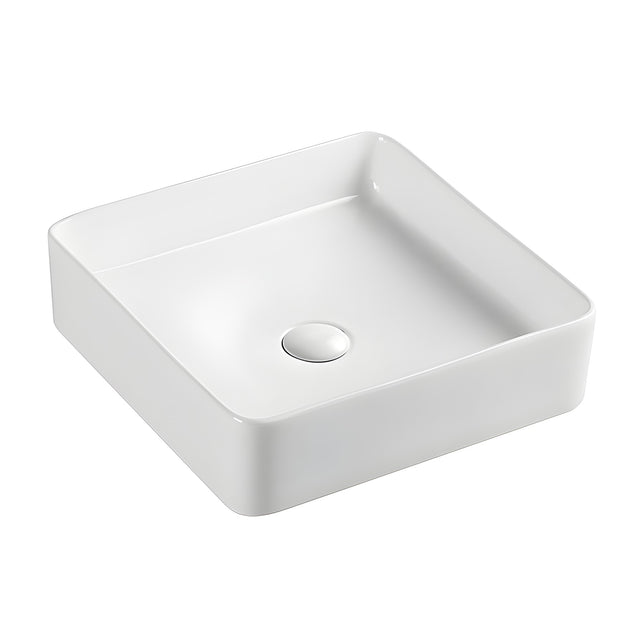 Eden Above Counter White 360mm Chrome