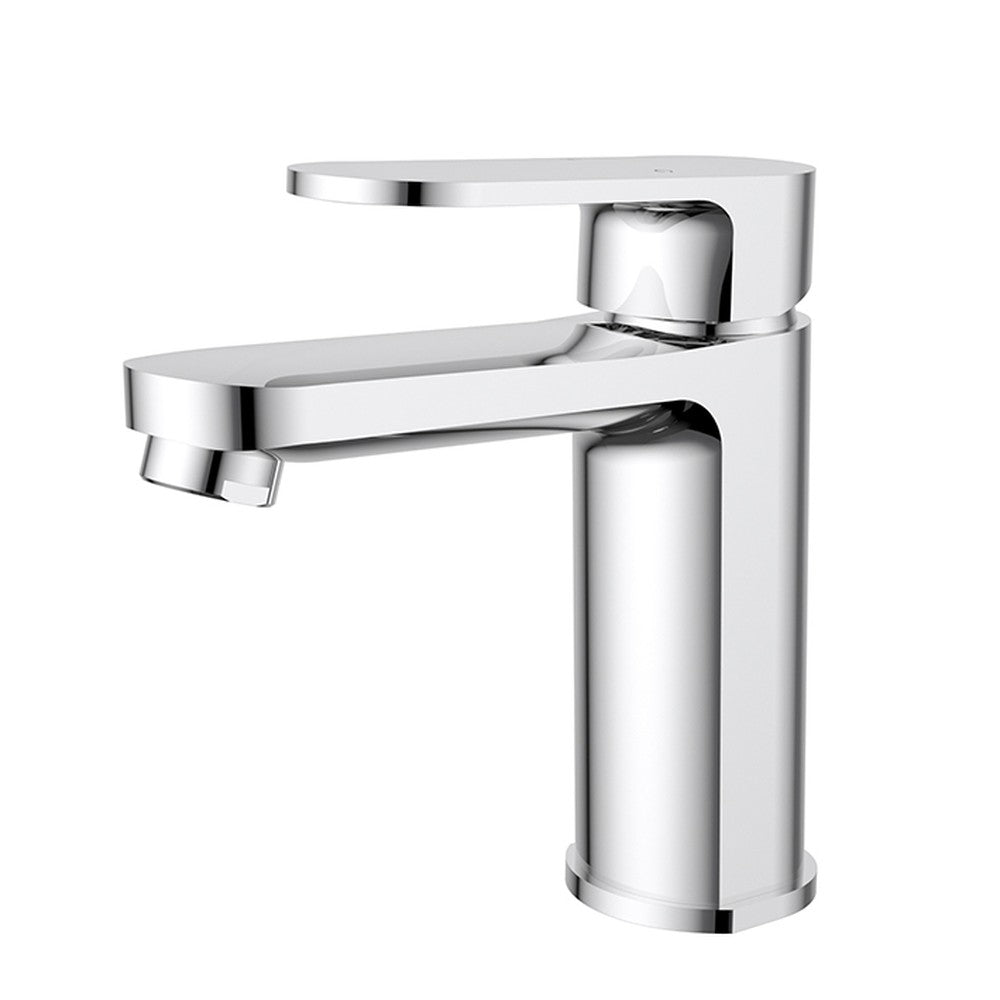 Cora  Ellipse Handle  Basin Mixer Lead Free Chrome