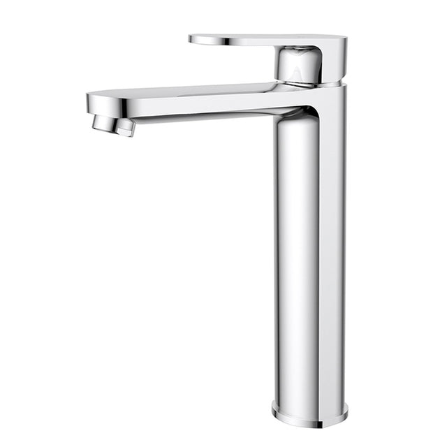 Cora  Ellipse Handle  High Rise Basin Mixer Lead Free Chrome