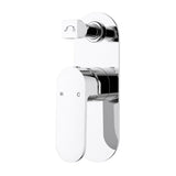 Cora Wall Mixer Diverter Chrome Chrome