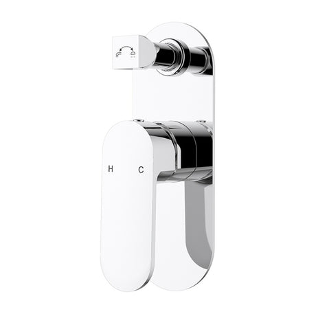 Cora Wall Mixer Diverter Chrome Chrome