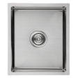 Cora Single Bowl Undermount Sink 93 degree   340mm Chrome