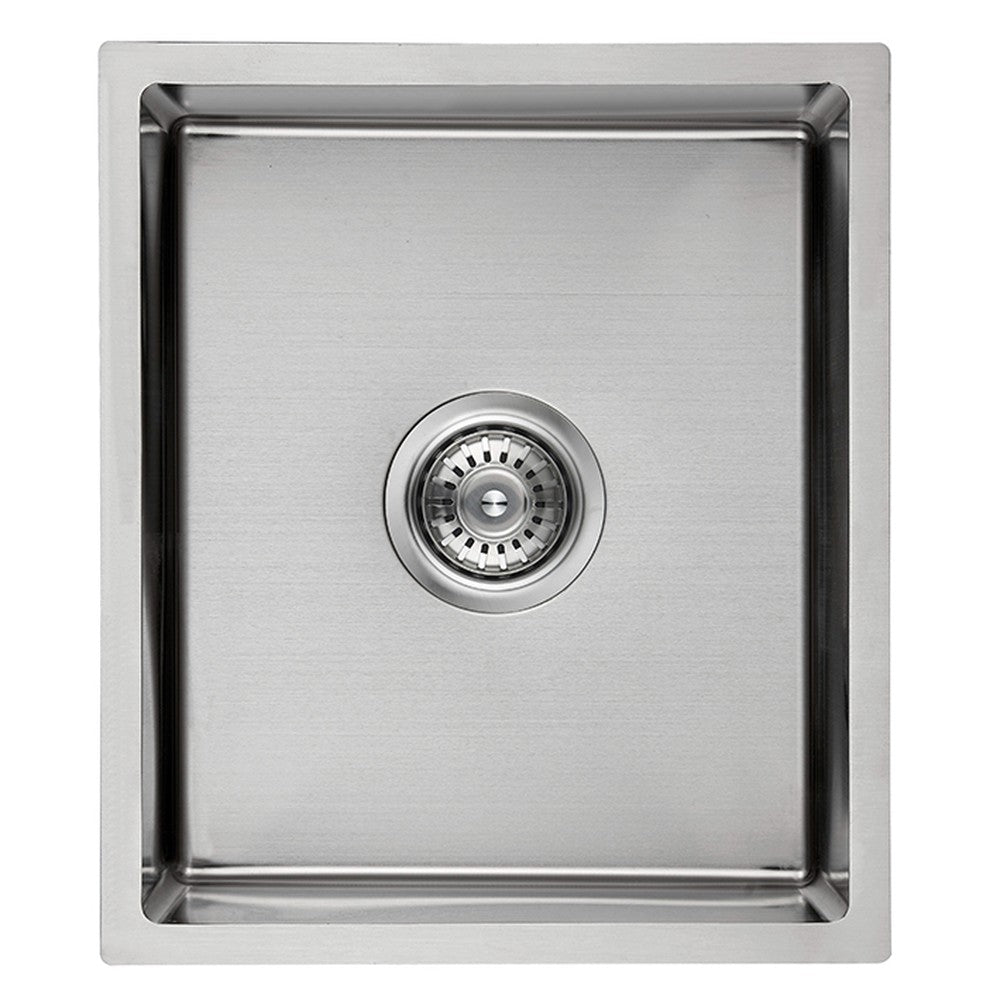 Cora Single Bowl Above / Undermount Sink  340mm Chrome