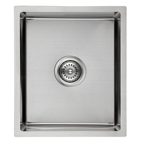 Cora Single Bowl Above / Undermount Sink  340mm Chrome