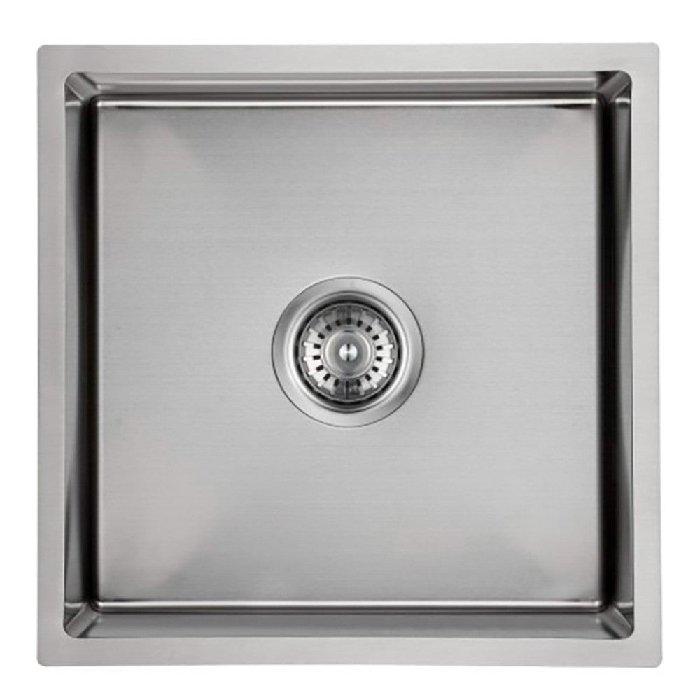Cora Single bowl Undermount Sink 93 degree   400mm Chrome