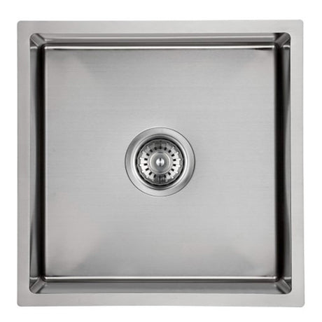 Cora Single bowl Undermount Sink 93 degree   400mm Chrome