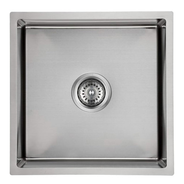 Cora Single bowl Undermount Sink 93 degree   400mm Chrome