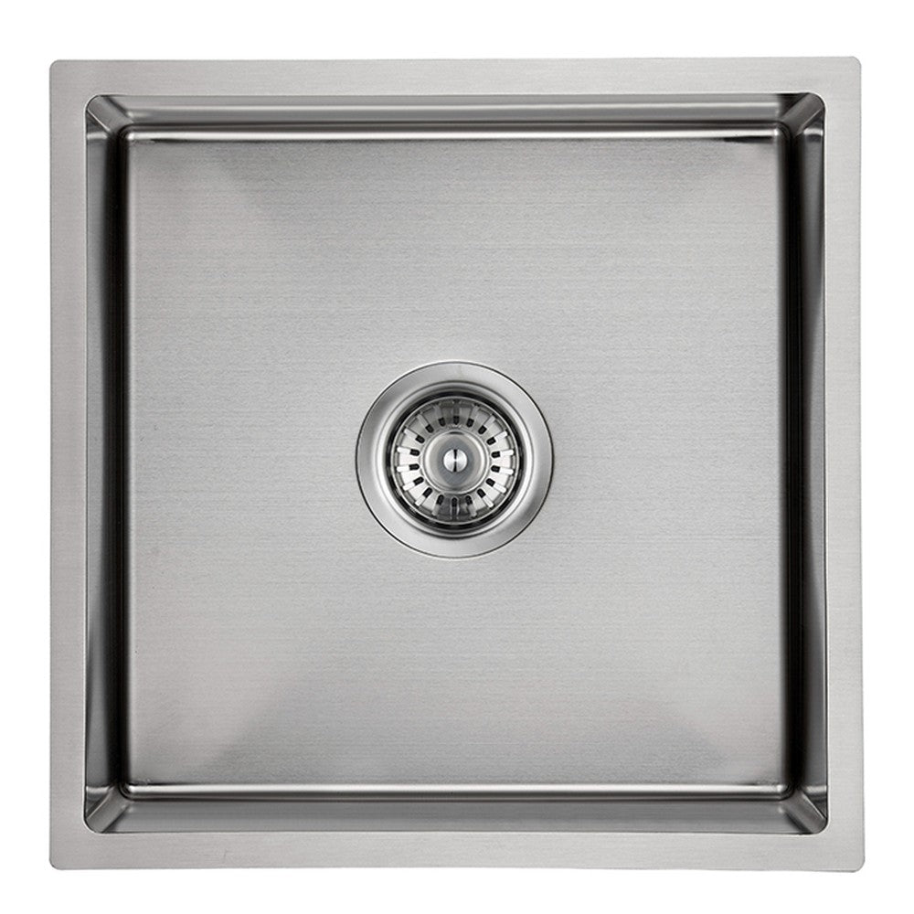 Cora Single Bowl Above / Undermount Sink  400mm Chrome