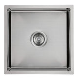 Cora Single Bowl Above / Undermount Sink  400mm Chrome