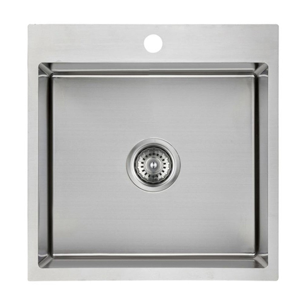 Eden Single Bowl Abovemount Laundry Sink  430mm Chrome