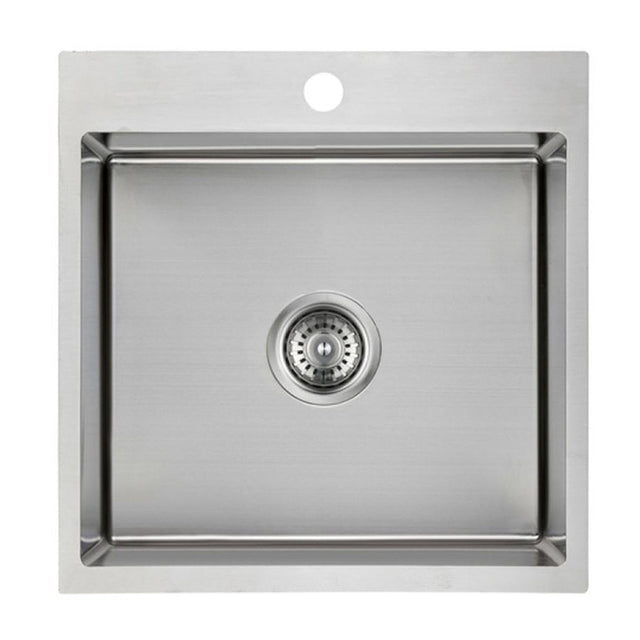 Eden Single Bowl Abovemount Laundry Sink  430mm Chrome