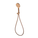 Cora Round Hand Shower On Wall Outlet Bracket Brushde Copper Brushed Copper