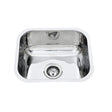 Single Bowl Undermount Sink  410mm Chrome