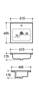 VITO D Angle Ceramic Top 610-1210mm D600B/750B/900B/120B/120BB — detail 6