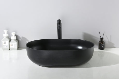 Quartz QZ50836 Above Counter Basin Pop-Up Waste Included(Oval: 508*361*140mm) — detail 4