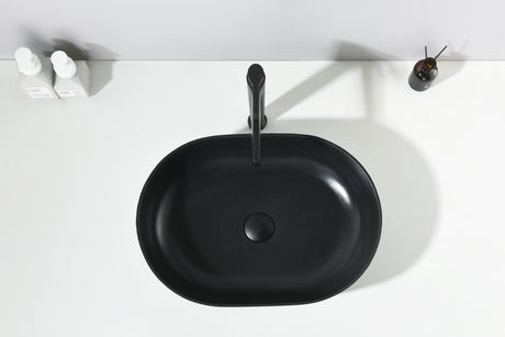Quartz QZ50836 Above Counter Basin Pop-Up Waste Included(Oval: 508*361*140mm) — detail 3