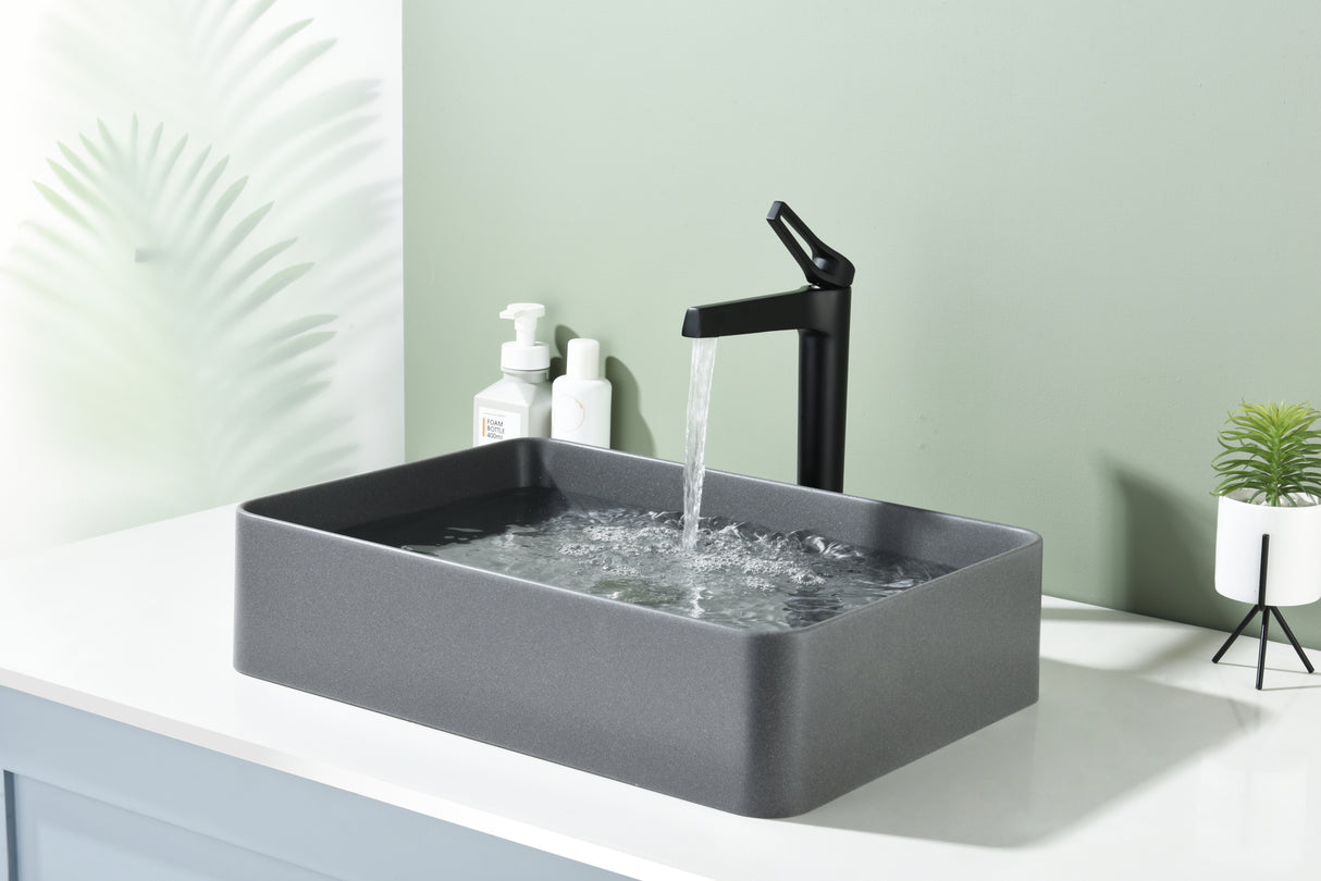 Quartz QZ51036 Above Counter Basin Pop Up Waste Included(Rectangle: 510*365*125mm) — detail 2