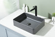 Quartz QZ51036 Above Counter Basin Pop Up Waste Included(Rectangle: 510*365*125mm)