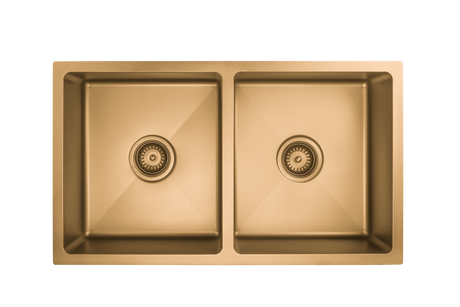 304 Double Stainless Steel Sink（SLSS-775DS）775×450×235mm — detail 2