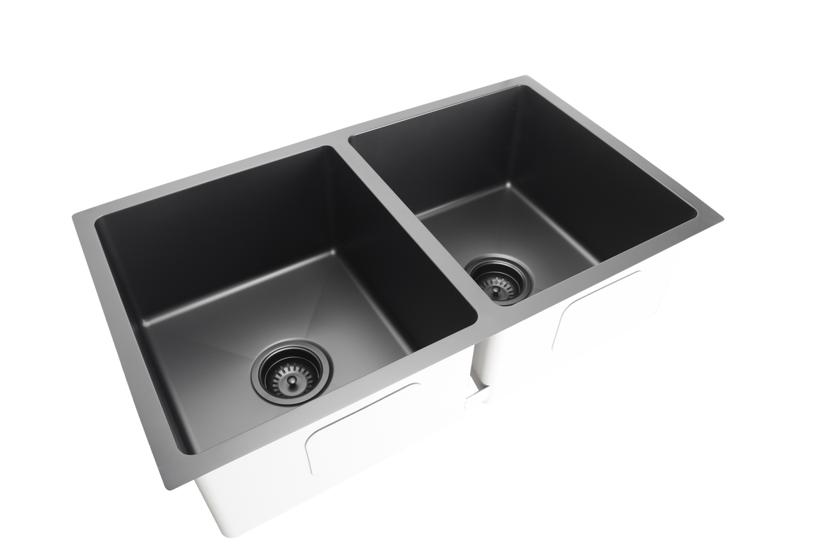 304 Double Stainless Steel Sink（SLSS-775DS）775×450×235mm — detail 5