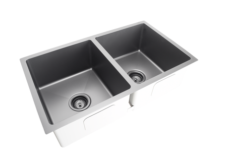 304 Double Stainless Steel Sink（SLSS-775DS）775×450×235mm — detail 4