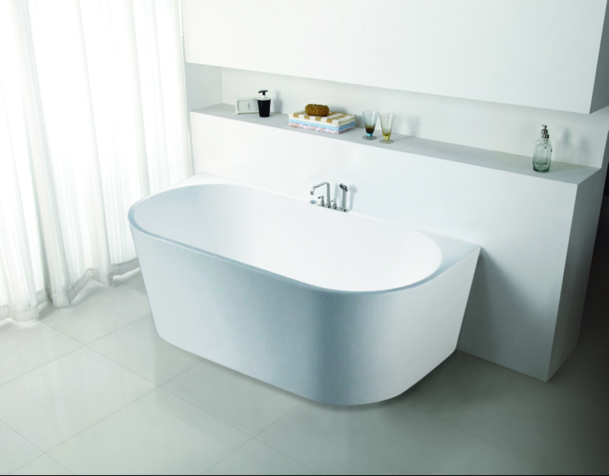 Elivia ELBT1400 Back to Wall Bathtub