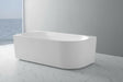 Elivia ELCBT1500L Oval Freestanding Left Corner Bathtub