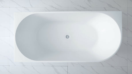 Elivia ELCBT1700L Oval Freestanding Left Corner Bathtub — detail 2