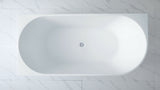 Elivia ELCBT1500L Oval Freestanding Left Corner Bathtub — detail 2
