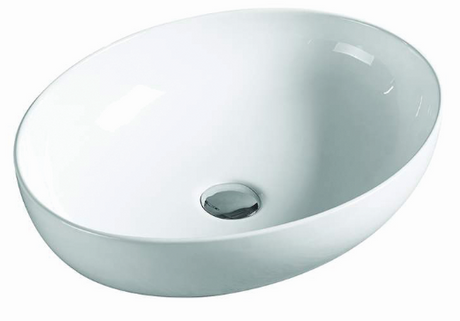 PA5239 Ultra Slim Gloss White Fine Ceramic Basin(Oval: 520*395*130mm) — detail 2