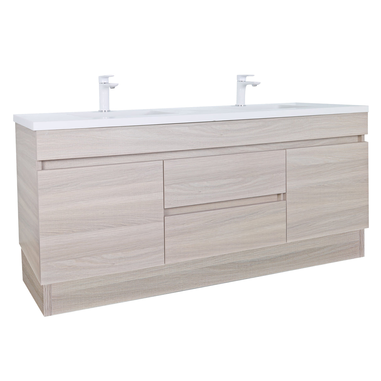 Evie Oak Free-Standing PVC Vanity EV124DL-OAK