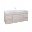 Evie Oak Wall-Hung PVC Vanity EV154WH-OAK